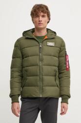 Alpha Industries rövid kabát Hooded Puffer Alpha FD - zöld L