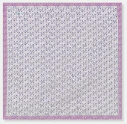 Eton selyem zsebkendő - lila Univerzális méret