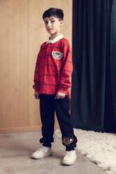 Mini Rodini gyerek pamut melegítőnadrág E. T. - fekete 92-98