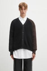 MM6 Maison Margiela gyapjú kardigán - fekete M