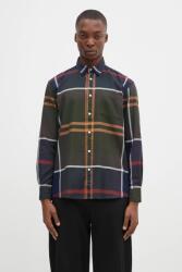 Barbour pamut ing Renford OS Tartan Shirt - zöld 42