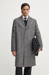 Calvin Klein kabát gyapjú keverékből - szürke XL