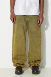 Aries farmer Acid Wash Batten Jean - sárga 33