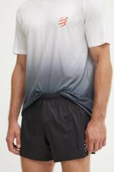 Compressport rövidnadrág futáshoz Racing Split - fekete M