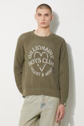 Billionaire Boys Club pamut pulóver Heart & Mind Stencil Logo Jumper - zöld L