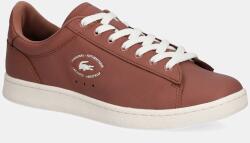 Lacoste bőr sportcipő CARNABY - barna Férfi 41
