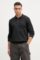 Barbour pulóver gyapjúkeverékből Smeaton - szürke XXL - answear - 30 990 Ft