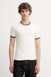 Samsoe Samsoe pamut póló SATOD - bézs L