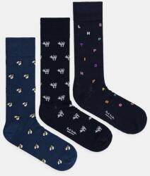 Paul Smith zokni 3 pár - sötétkék Univerzális méret