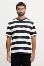 Lindbergh pamut póló - sötétkék L - answear - 15 990 Ft