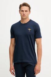 Aeronautica Militare pamut póló - sötétkék M - answear - 17 990 Ft
