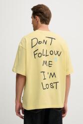 Just Cavalli pamut póló - sárga S