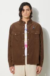 Icecream kordbársony ing Needle Cord Shirt - barna L