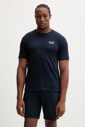 EA7 Emporio Armani t-shirt férfi pamut - sötétkék XL - answear - 20 990 Ft