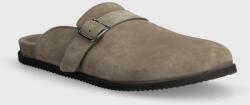 Garment Project papucs velúrból Blake Clog - szürke Férfi 43