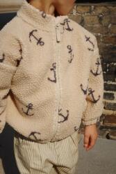 Konges Sløjd rövid kabát JODY TEDDY JACKET GRS - bézs 80