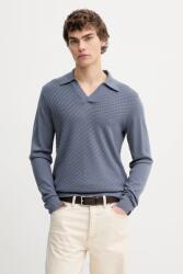 rag & bone gyapjú pulóver - kék L