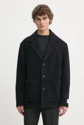 Études Studio gyapjúkabát - fekete 48