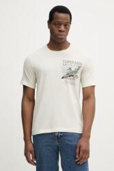 Aeronautica Militare pamut póló - bézs L - answear - 29 990 Ft