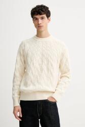 Calvin Klein pulóver gyapjúkeverékből - bézs M - answear - 80 990 Ft
