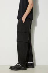 Neil Barrett nadrág Fireman Loose Cargo Trousers - fekete 54