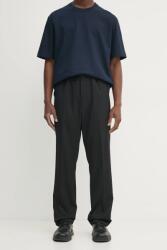 Filippa K nadrág gyapjú keverékből - fekete 52