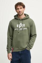Alpha Industries felső Basic Hoody - zöld M