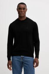 Giorgio Armani pulóver selyemkeverékből - fekete S