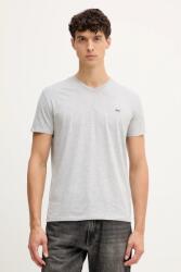 Lacoste póló férfi pamut - szürke S - answear - 16 090 Ft