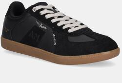 Aeronautica Militare bőr sportcipő SNEAKERS - fekete Férfi 40 - answear - 27 190 Ft