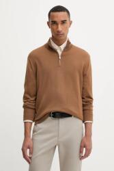 Calvin Klein pulóver férfi gyapjú - barna XS