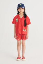 Bobo Choses gyerek ing pamutból Farm Adventure - piros 135/148