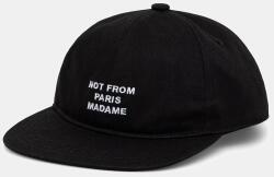Drôle de Monsieur pamut baseball sapka La Casquette Slogan - fekete Univerzális méret - answear - 17 990 Ft