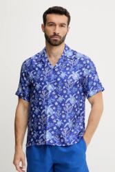 Vilebrequin selyem ing CHARLI - kék M