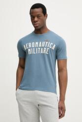 Aeronautica Militare pamut póló - kék XXL - answear - 24 490 Ft