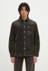 Helmut Lang pamut ing Curved Cl Shirt. Floc - zöld M