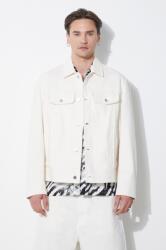 Neil Barrett pamut kabát Slim Front Pockets Jean Jacket - bézs XL