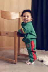 Mini Rodini gyerek pamut melegítőnadrág E. T. - zöld 80-86