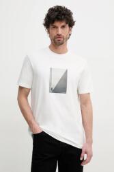 Giorgio Armani pamut póló - bézs XL - answear - 16 990 Ft