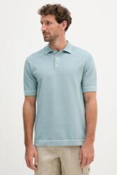 Hackett London pamut póló - kék S - answear - 29 990 Ft