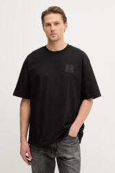 Just Cavalli pamut póló - fekete L - answear - 46 990 Ft