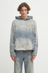 Daily Paper farmer felső Destroyed Denim Hoodie - kék L