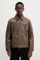 Calvin Klein bőrdzseki - barna S