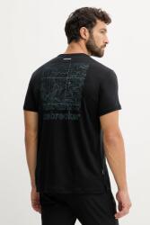 Icebreaker funkcionális póló Merino Blend 125 - fekete S