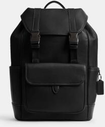 Coach bőr hátizsák League Flap Backpack - fekete Univerzális méret