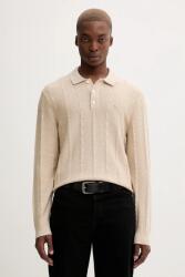 Abercrombie & Fitch pulóver gyapjúkeverékből - bézs XL