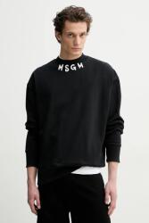 MSGM pamut melegítőfelső - fekete S - answear - 37 990 Ft