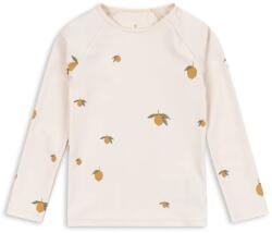 Konges Sløjd gyerek hosszúujjú fürdőruha felső ASTER SWIM BLOUSE GRS - bézs 122-128