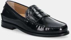 Bally bőr mokaszin CALISTER - fekete Férfi 45