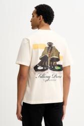 Filling Pieces pamut póló T-shirt DJ - bézs S